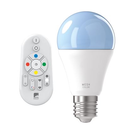 Bec LED RGB dimabil CONNECT E27/9W Eglo + telecomandă