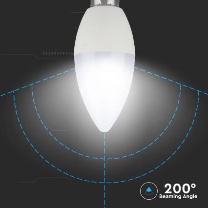 Bec LED RGB dimabil E14/4,8W/230V 4000K + telecomandă