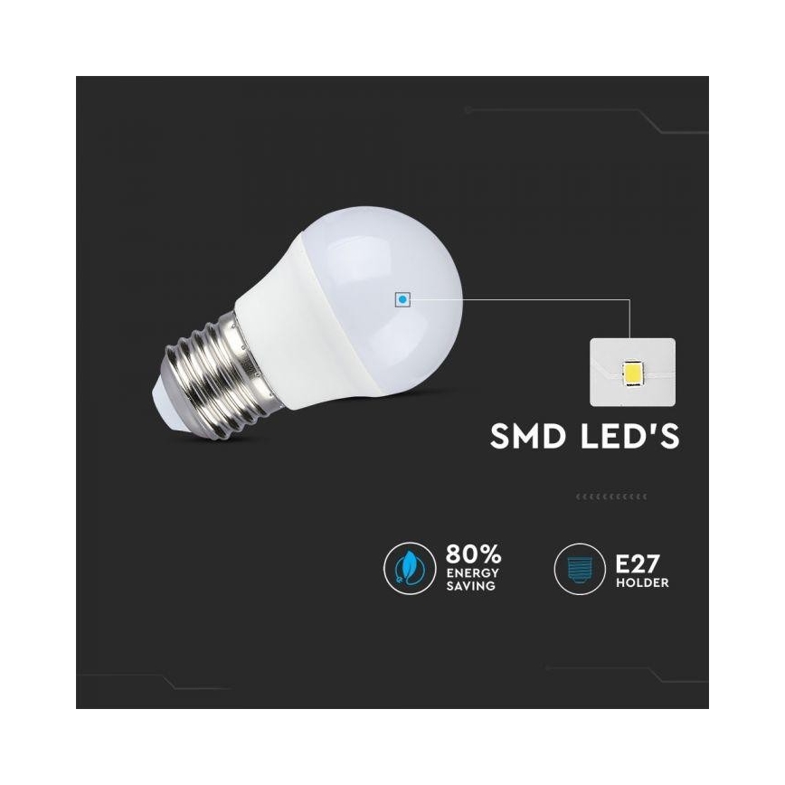 Bec LED RGB dimabil E27/3,5W/230V 6400K + telecomandă