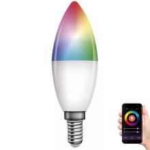 Bec LED RGB dimabil GoSmart E14/4,8W/230V 2700-6500K Wi-Fi Tuya