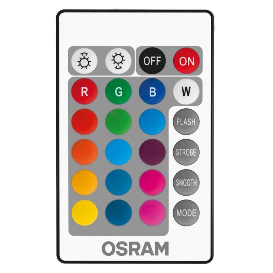 Bec LED RGB dimabil GU10/4,2W/230V 2700K + telecomandă - Osram