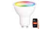 Bec LED RGB dimabil GU10/5W/230V 2700-6500K Wi-Fi Tuya