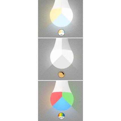 Bec LED RGB dimabil GU10/5W/230V Wi-Fi 3000-6500K Rabalux
