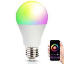 Bec LED RGB dimabil inteligent E27/14W/230V 2700-6500K Wi-Fi Tuya