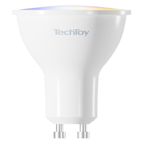 Bec LED RGB dimabil inteligent GU10/4,5W/230V 2700-6500K Wi-Fi TechToy