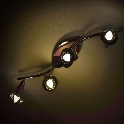Bec LED RGB reglabil E14/3,5W/230V 6400K + telecomandă