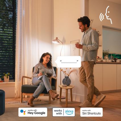 Bec LED RGB reglabil Philips SMART A60 E27/8,5W/230V 2200-6500K + telecomandă