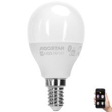 Bec LED RGBW Aigostar G45 E14/4,9W/230V 2700-6500K