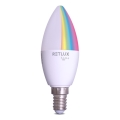 Bec LED RGBW dimabil C37 E14/4,5W/230V 2700-6500K Wi-Fi Tuya