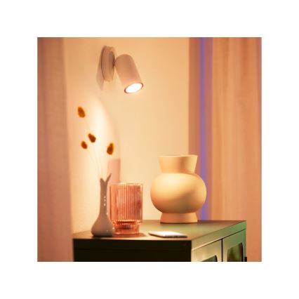 Bec LED RGBW dimabil PAR16 GU10/4,7W/230V 2200-6500K CRI 90 Wi-Fi WiZ