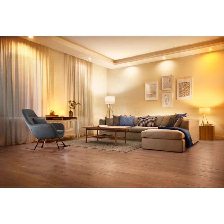 Bec LED RGBW dimabil PAR16 GU10/4,7W/230V 2200-6500K CRI 90 Wi-Fi WiZ