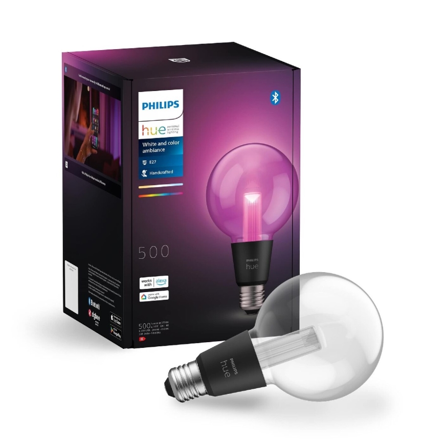 Bec LED RGBW dimabil Philips Hue White And Color Ambiance E27/6,8W/230V 2000-6500K