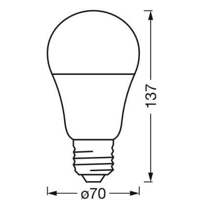 Bec LED RGBW dimabil SMART+ E27/14W/230V 2700-6500K Wi-Fi Ledvance