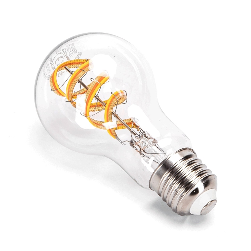 Bec LED RGBW FILAMENT Aigostar A60 E27/4,9W/230V 2700K Wi-Fi