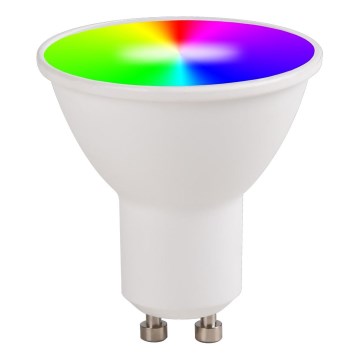 Bec LED RGBW GU10, reglabil, 5,5W, 230V, 3000-6500K, Wi-Fi Tuya