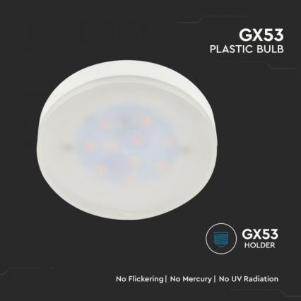 Bec LED SAMSUNG CHIP GX53/6,4W/230V 3000K