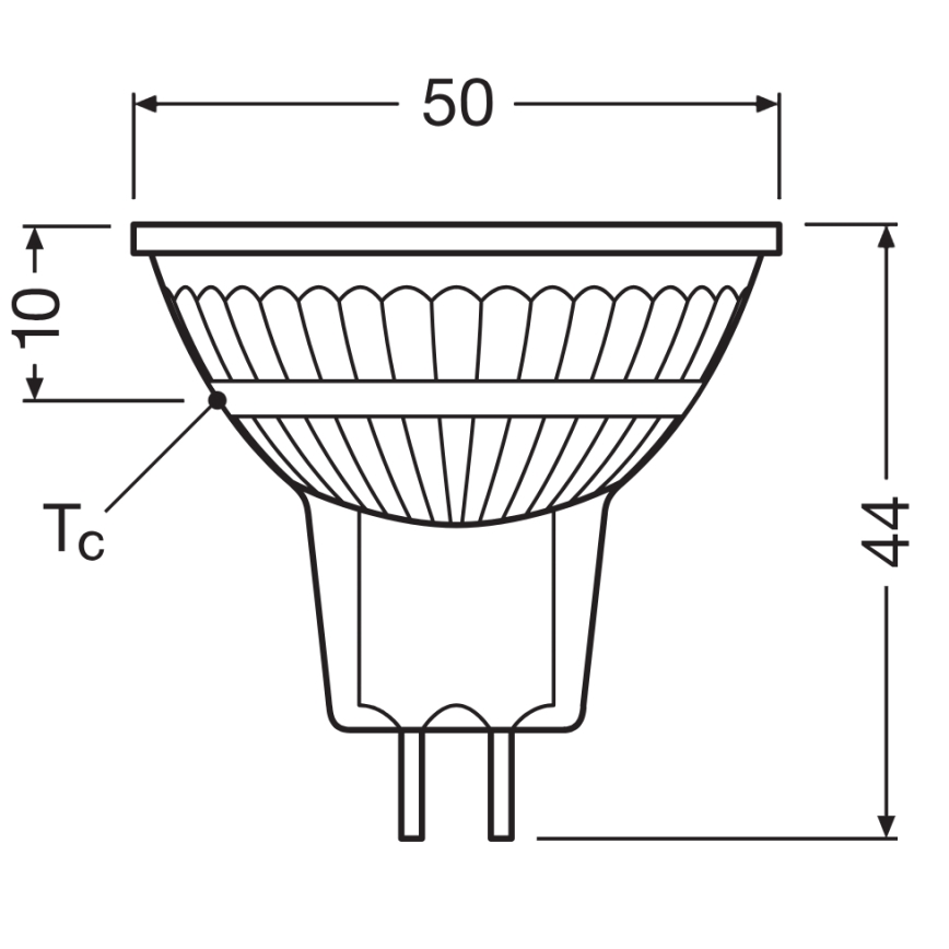 Bec LED reflector dimabil MR16 GU5,3/6,6W/12V 3000K 36° CRI 97 - Ledvance