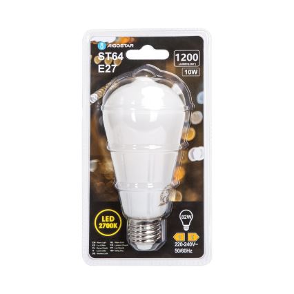 Bec LED ST64 E27/10W/230V 320° 2700K - Aigostar