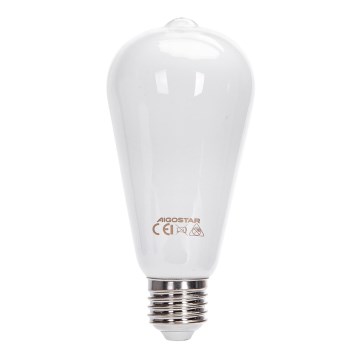 Bec LED ST64 E27/12W/230V 320° 2700K - Aigostar