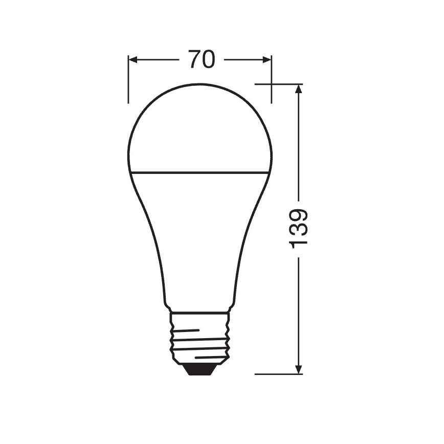 Bec LED STAR E27/19W/230V 6500K - Osram