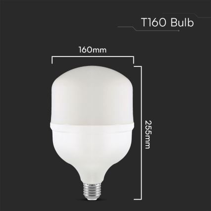 Bec LED T160, soclu E27, 60 W, 230 V, 6500 K