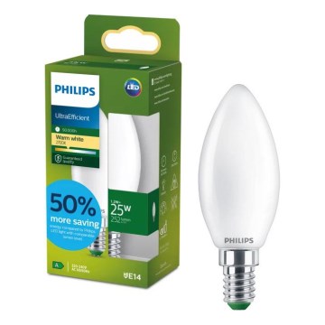 Bec LED ULTRAEFFICIENT Philips B35 E14/1,2W/230V 2700K