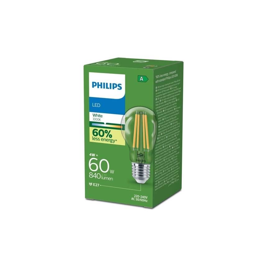 Bec LED ULTRAEFFICIENT VINTAGE Philips A60 E27/4W/230V 3000K