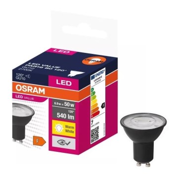 Bec LED VALUE PAR16 GU10/6,9W/230V 2700K 120° Osram