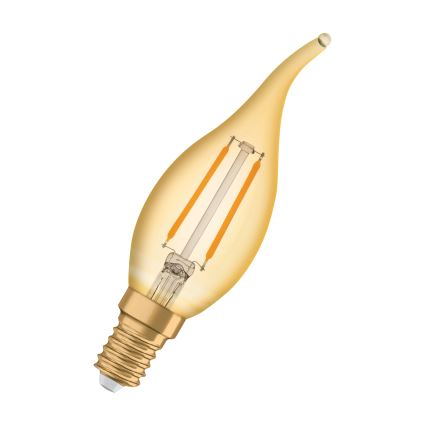 Bec LED vintage cu filament E14/1,5W/230V 2400K - Osram