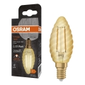 Bec LED vintage cu filament E14, 2,5 W, 230 V, 2400 K - Osram