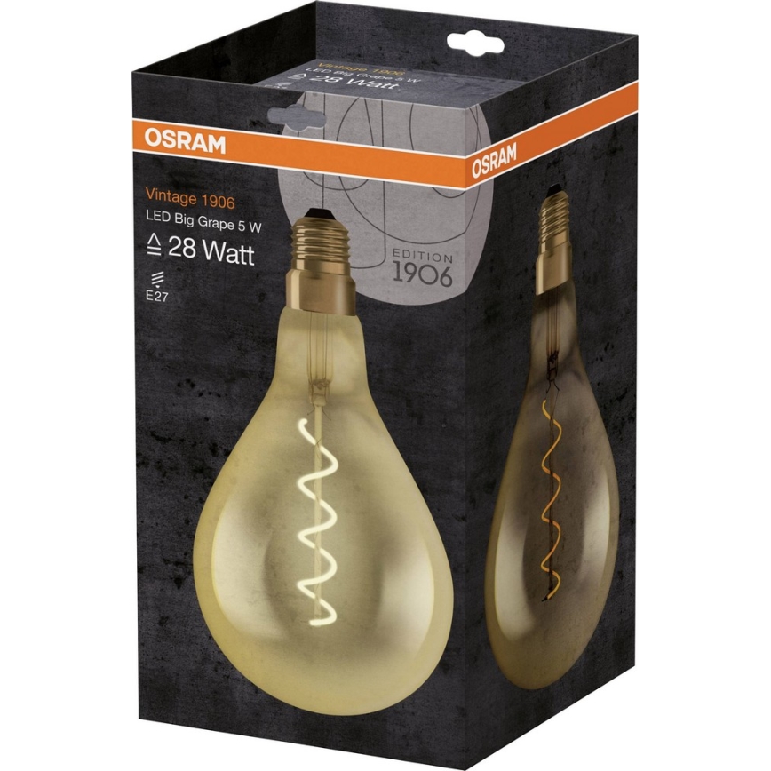 Bec LED VINTAGE E27/5W/230V - Osram