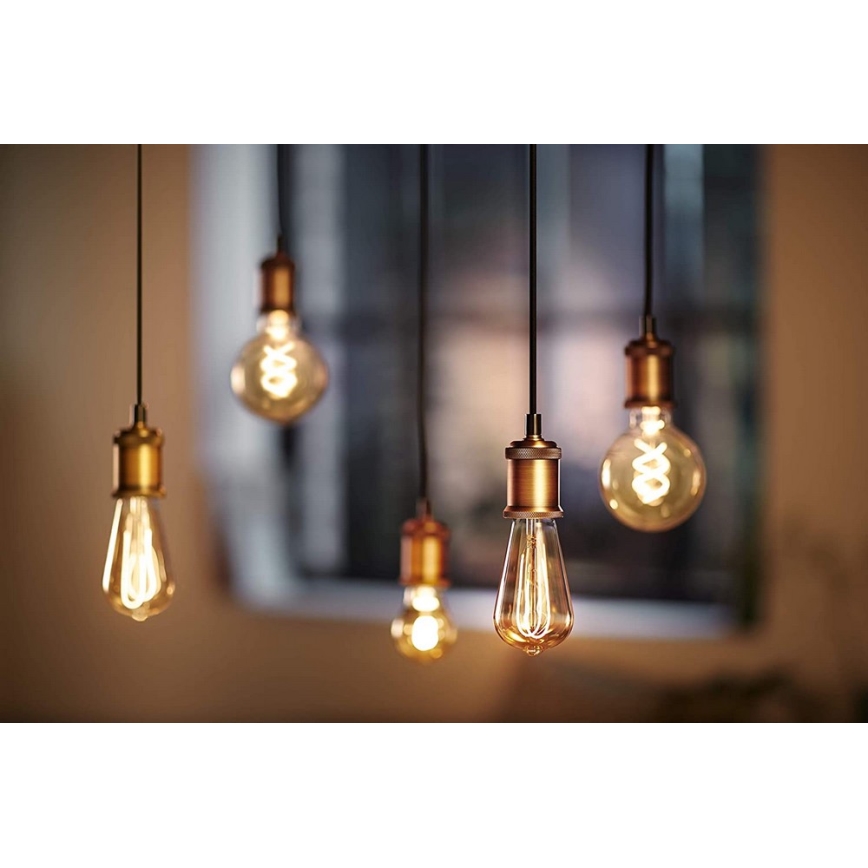 Bec LED vintage dimabil Philips G93 E27/4W/230V 1800K