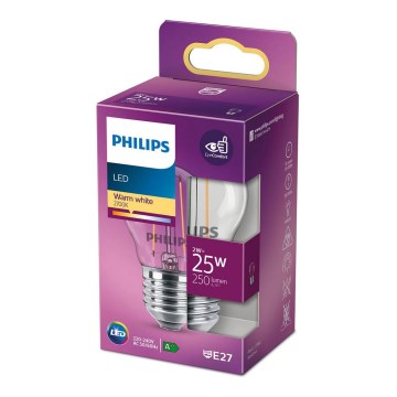 Bec LED VINTAGE Philips P45 E27/2W/230V 2700K