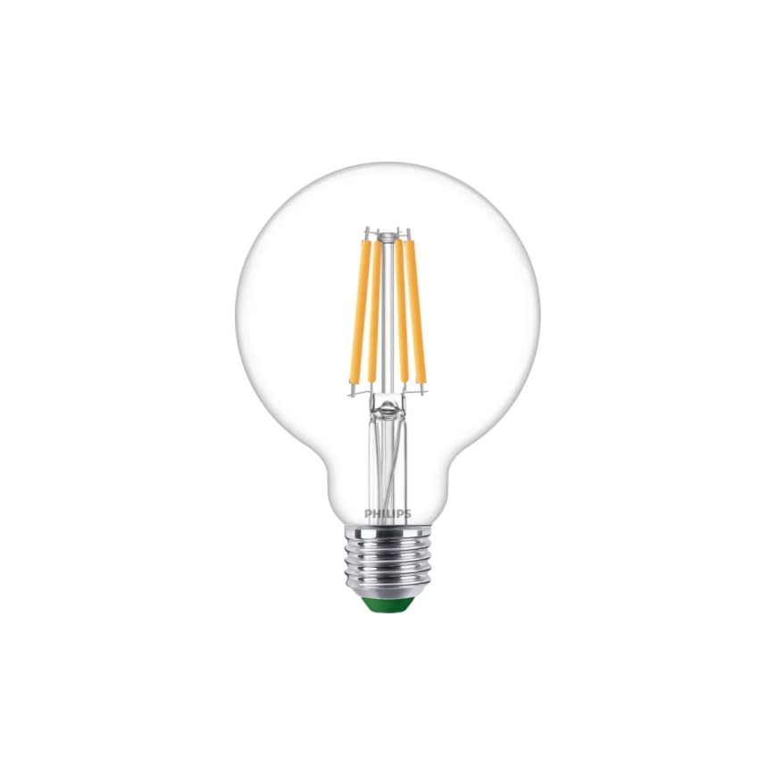 Bec LED VINTAGE ULTRAEFFICIENT Philips G95, soclu E27, 4W, 230V, 2700K