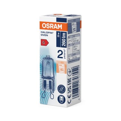 Bec pentru cuptor HALOPIN G9/25W/230V 2700K - Osram
