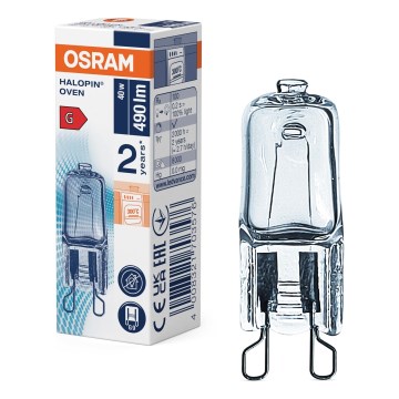 Bec pentru cuptor HALOPIN G9/40W/230V 2700K - Osram