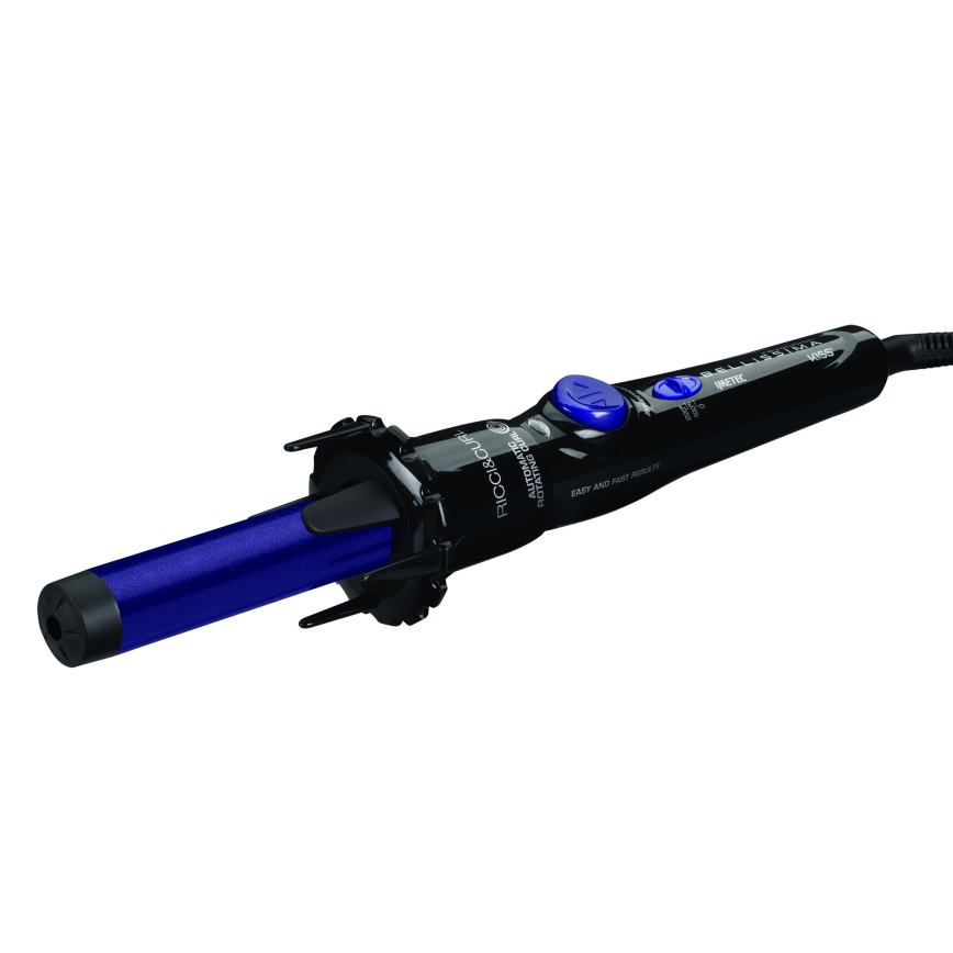 Bellissima 11307 - Ondulator rotativ pentru păr RICCI&CURL 230V, negru/mov