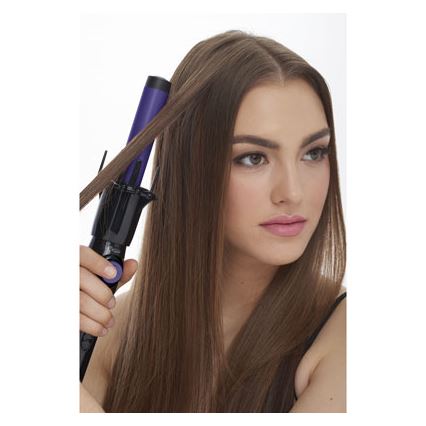 Bellissima 11307 - Ondulator rotativ pentru păr RICCI&CURL 230V, negru/mov