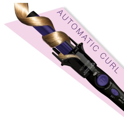 Bellissima 11307 - Ondulator rotativ pentru păr RICCI&CURL 230V, negru/mov