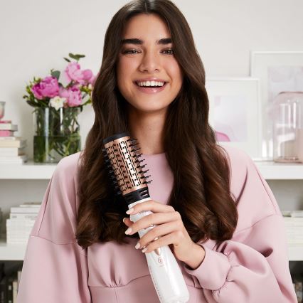 Bellissima 11726 - Perie cu aer cald MY PRO 5 în 1, 1000 W/230 V, alb/aur roz