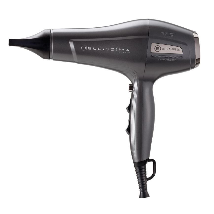 Bellissima 11859 - Uscător de păr ULTRA SPEED 2200W/230V negru