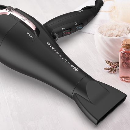 Bellissima 11860 - Uscător de păr 2300W/230V negru/roz