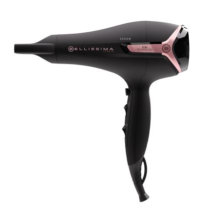 Bellissima 11860 - Uscător de păr 2300W/230V negru/roz
