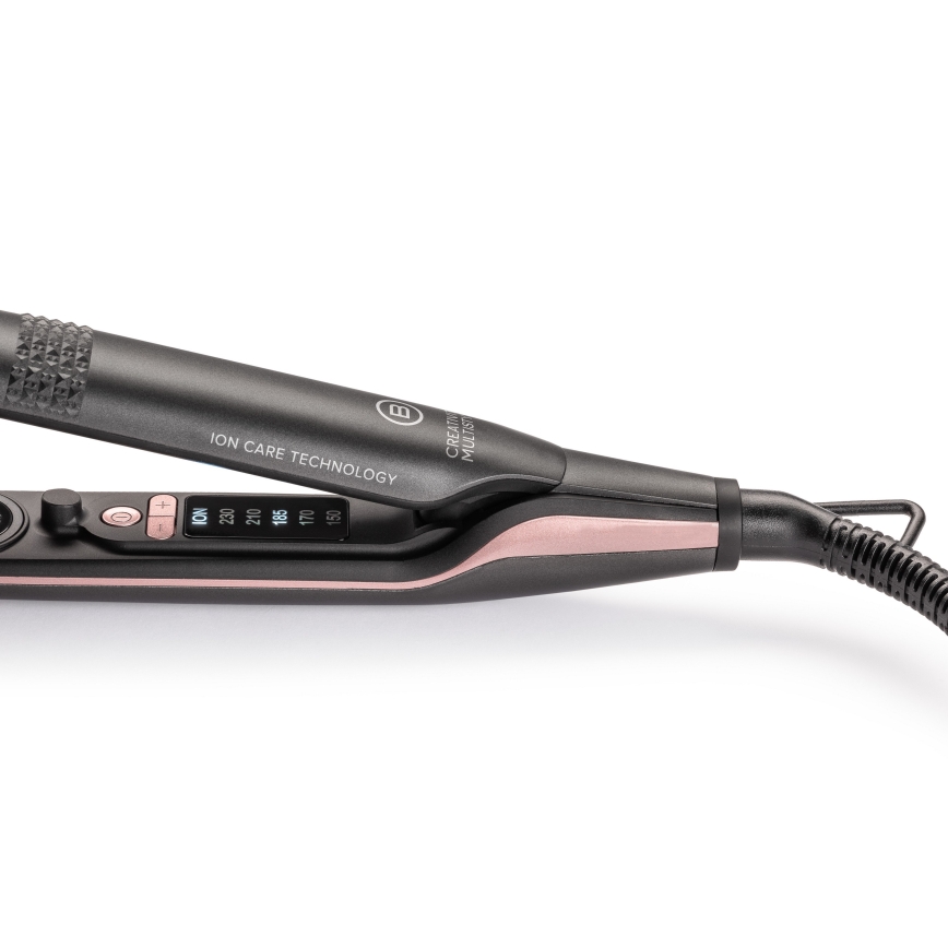 Bellissima 11876 - Placă de păr 50 W/230 V, neagră/roz