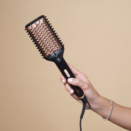 Bellissima 11879 - Perie cu aer cald MAGIC SHINY BRUSH, 73 W/230 V, roz auriu