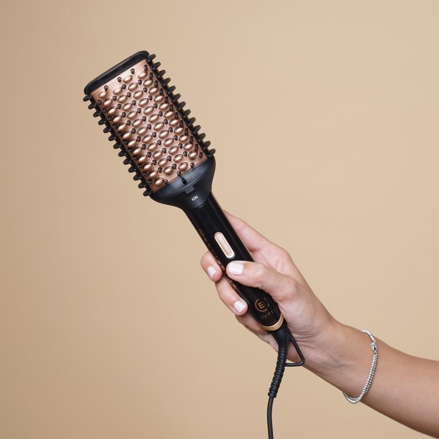 Bellissima 11879 - Perie cu aer cald MAGIC SHINY BRUSH, 73 W/230 V, roz auriu