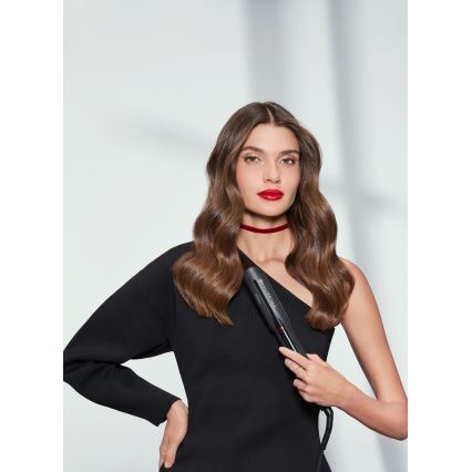 Bellissima 11948 - Placă de îndreptat părul cu afișaj LCD INFRARED 60W/230V neagră