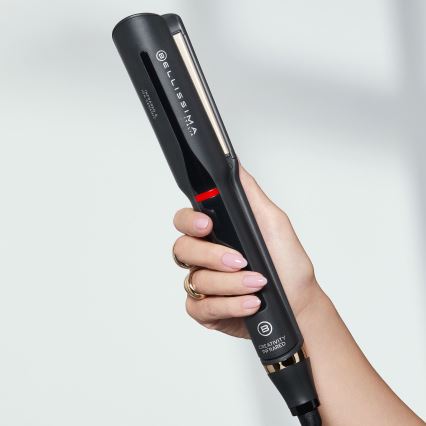 Bellissima 11948 - Placă de îndreptat părul cu afișaj LCD INFRARED 60W/230V neagră