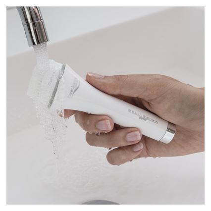 Bellissima 5167 - Perie de curățare facială PURE&LIGHT, 1xAA, crem