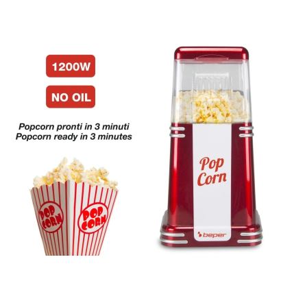 Beper - Aparat pentru popcorn 1200W/230V